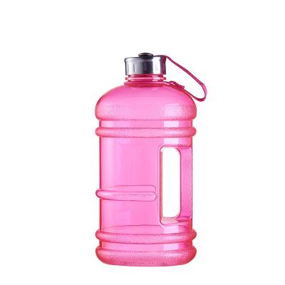 China Sustainable Wholesale Gym Plastic Multi Color Tour Sport Unisex Large Outdoor Water Bottles for sale