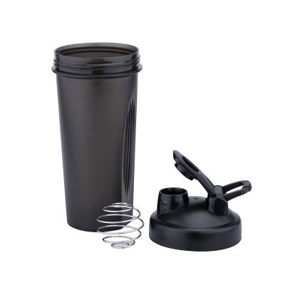 China Custom Viable 600ml Protein Mix Drinking Shaker Bottles With Locking Lid for sale