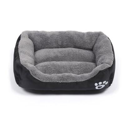 China Modern Fluffy Cushion Washable Soft Wholesale Cotton Designer Dog Beds for sale