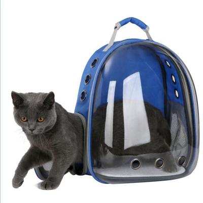 China Viable Space Dome Supplies Travel Bag Transparent Dog Cat Pet Backpack Carrier for sale