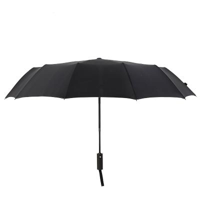 China Minimalist Custom Color Premium Responsive Nylon Fabric Fully Automatic Folding Umbrella for sale