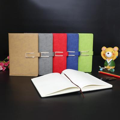 China Custom Logo A5 Thermal Binding Notepad Leather Journal Diary Leather Notebook Hardcover for sale