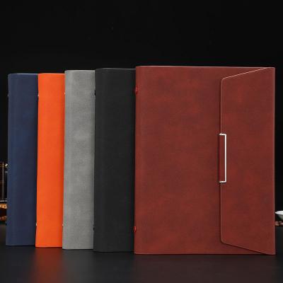 China Customizable Hardcover Notepad Diary Organize A5 100 Sheets Hardcover Leather Notebooks for sale