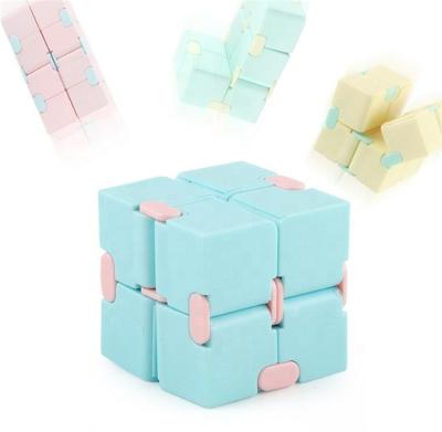 China New Design Funny Mini Sensory Cubes Soft Galaxy Infinite Magic Relaxation Anti Toy Infinity Cube Fidget Toys For Adults Children for sale