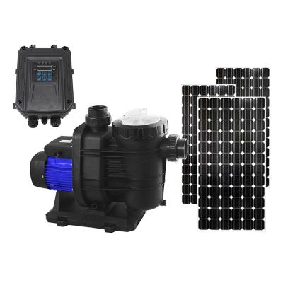 China Family Homes Pool Solar Pump Kit Solar Powered DC Pool Water Pump System with Controller Solar Water Pump for Home Swimming Pool for sale