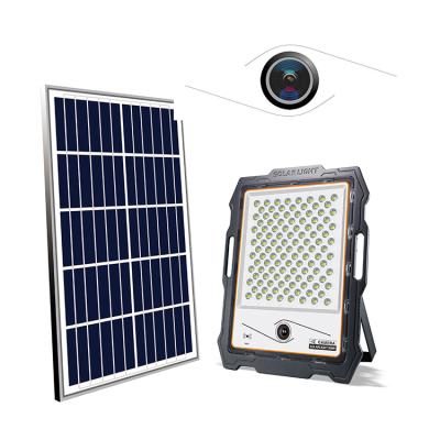 China Outdoor ROAD Solar Flood Light With CCTV Security Camera Solar Lamp WiFi Wireless Surveillance By Phone Control Solar Lamp for sale