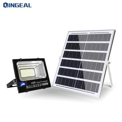 China Residential Solar Flood Light For Garden Led High Quality 300w- 50W Solar Lights Outdoor Street Light With Remote Control for sale