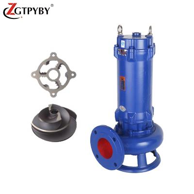 China Best commercial buildings 55kw sewage pump 3phase sewage water pump sink water fecal water pump high quality cut for sale