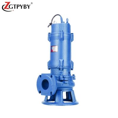 China Commercial Buildings Max Flow 100m3/h Submersible Pump Sewage Pump 4inch Powered 55kw Submersible Sewage Pump Cup for sale