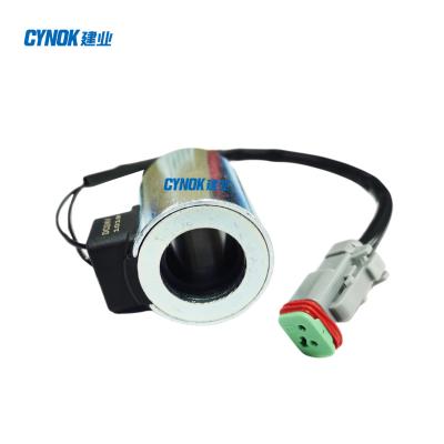 China Crawler Excavator China Factory Solenoid Valve Small Coil DC24V 1019 Square Plug For XGMA Excavator for sale