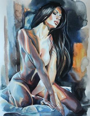 China Dropshipping Wall Art Women Picture Sexy Body American Style Living Room Decoration Oil Nude Girl Paintings for sale