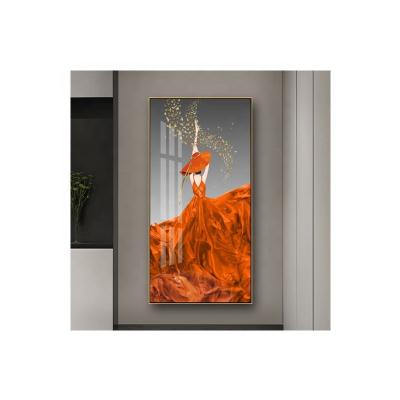 China Large Size Handmade Modern Abstract Dancing Girl Nude Paintings Canvas Decor Wall Art for sale