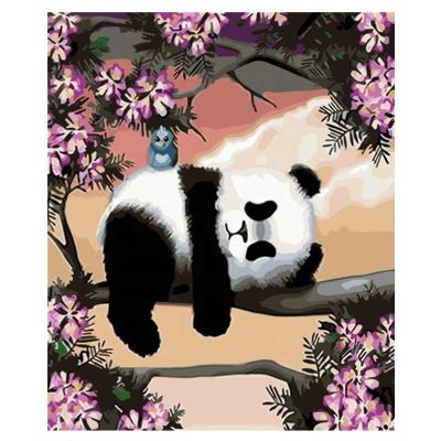 China Nternational organization for standardization seascape panda paintings oil painting for children and adult,seside landscape cafe and for home for sale