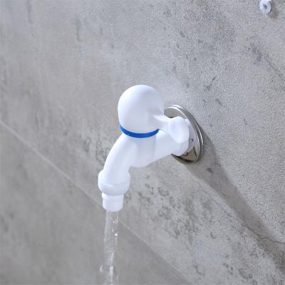 China Traditional Traditional Single Handle Wall Mounted Outdoor Water Valve Taps Faucet Plastic Water Faucet for sale