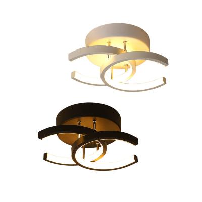 China Surface Mounted Surface Mounted Double Shape Corridor LED Balcony Ceiling Light for sale