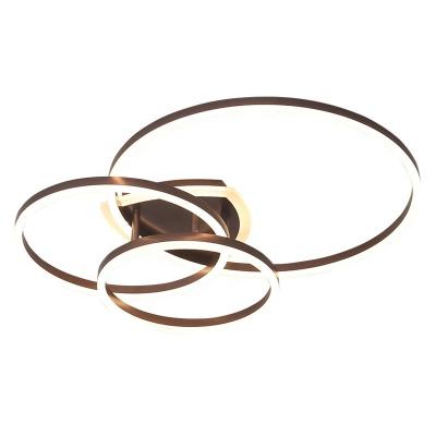 China Modern Home Surface Mounted Dimmable Decorative Luxury Ceiling Light With Remote Control for sale