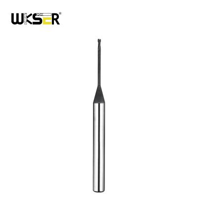 China CNC Milling Machining WKSER  Carbide End Mill,Special Designed for Deep Cavity Profiling,MAH Coating, CNC Cutting Tools 2 Flute for sale