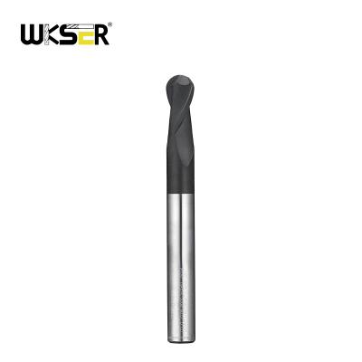 China CNC Milling Machining WKSER Tools CVD Diamond Coating End Mill For Graphite Material And Carbon Fiber Reinforced Plastics CFRP, Metric Size(D1-D12) for sale