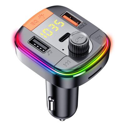 China Wireless Car Radio MP3 Player T832 QC3.0 Car Bluetooth FM Transmitter Hg Adapter Wireless TF Card Kit mp3 charger for sale