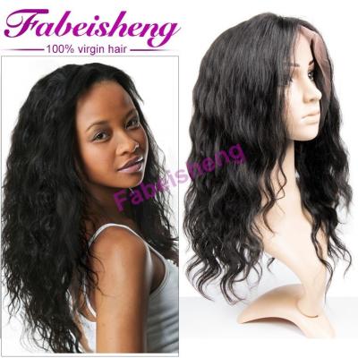 China Yaki FBS Brazilian full lace human hair wigs 6A grade natural wave alibaba express in spanish for sale