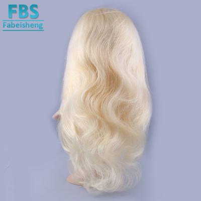 China Newest Regular Wave 300-350gram Fashion Hand Made Blonde Hair Wigs for sale