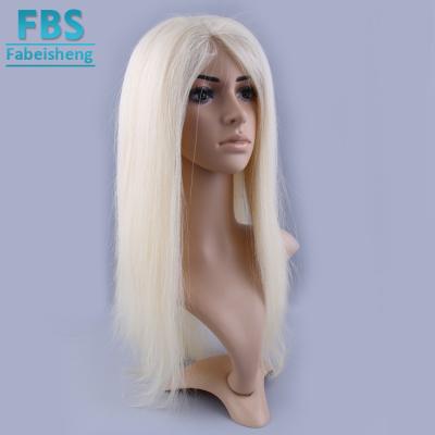 China Wholesaler Fast Shipping Silky Straight Wave 18--28inch Full Lace Wig Hair Quality 613 Blonde Tall Wigs for sale