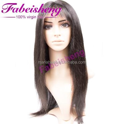 China Silky Straight Brazilian Malaysian Indian Peruvian Full Lace Front Wig Human Hair Lace Front Wigs Brazilian Straight Hair Wigs For Women for sale