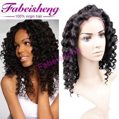 China Alibaba 100% Handmade Natural Wave Full Lace Wig Human Hair Express Italian Wave Hair Extension for sale