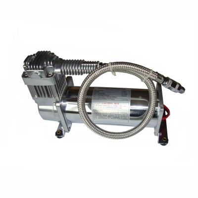 China Chrome Air Suspension Compressor 200psi 12V Air Suspension Universal for sale