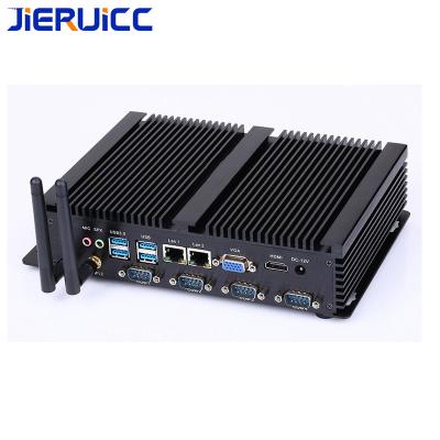 China Fanless Industrial Computer Intel Core i5 PC System 0.00dB Mini 8USB 12V 4*RS232 Medical Machine for sale