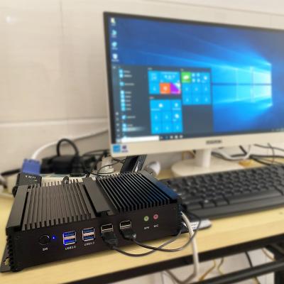 China Fanless Design Lan Industrial Mini PC Dual Core I3 4010U i5 4200u i7 4500u 6COM RS232 Industrial PC, Intel NUC Barebone Mini PC for sale