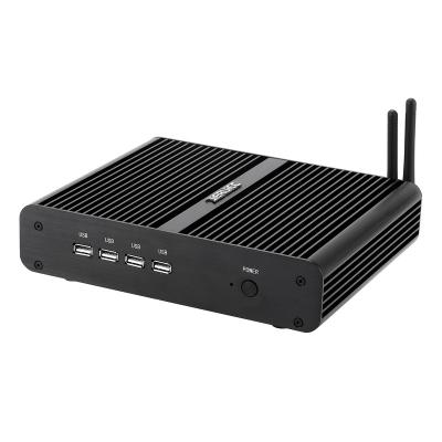 China 2020 Gaming 10th Gen Fanless Mini PC Intel Core i7 10710U 10510U Gaming Computer for sale