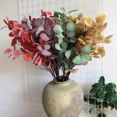 China Home Decoration Artificial Flower Eucalyptus Leaves Plants Decor Boho Home Decor for sale