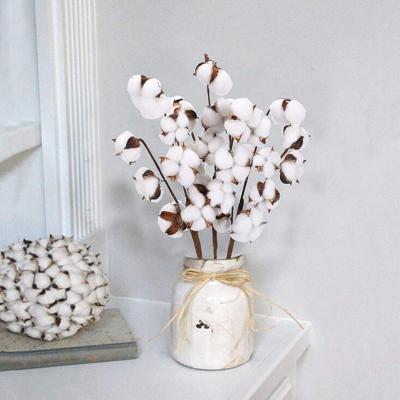 China Home Decoration Artificial Flower 10 Heads Cotton Fake Plants Decor Boho Home Decor for sale