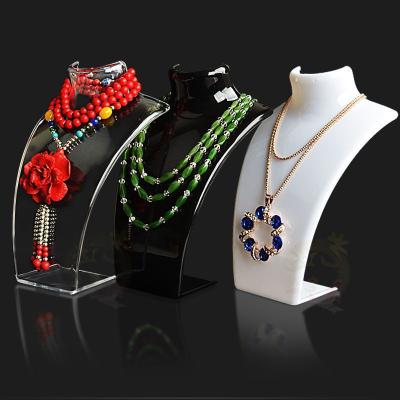 China High Quality Viable Necklace Display Stand Jewelry Organizer Portrait Neck Display Bracket for sale