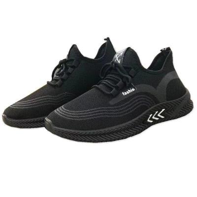 China Light weight shoes soft 2022 men's new fashion shoes trend sports flying woven shoes for sale