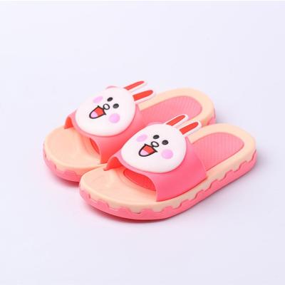 China Wholesale Flat Factory Price Uniquely Designed Cute Children's PVC Slippers for sale