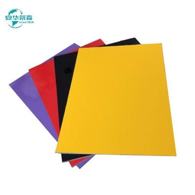 China 2-6mm 1500mm/1520mm PVDF PE Gloss Mirror Aluminum Composite Panel ISO Certified for sale