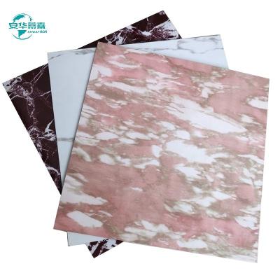 China 1220mm Width Glossy Surface Finish Marble Grain ACP Aluminum Composite Panel for sale