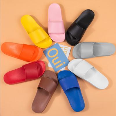 China Fashion Trend Fancy Mens Slippers PVC Summer Slippers Anti Slides Beach Empty Water Slides Slippers for sale