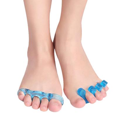 China Amazon Hot Sale Silicone Toe Stretcher Hallux Valgus Foot Care Gel Bunion Toe Separator JHZ002 for sale