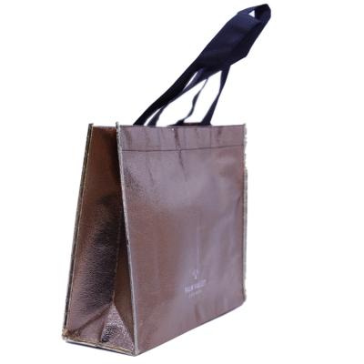 China Custom logo Printing PP Laminated Shopping Non Woven Bag  non woven shopping bags for sale