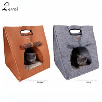 China Sustainable Hot Selling Folding Cat Bed Dog Bed for sale