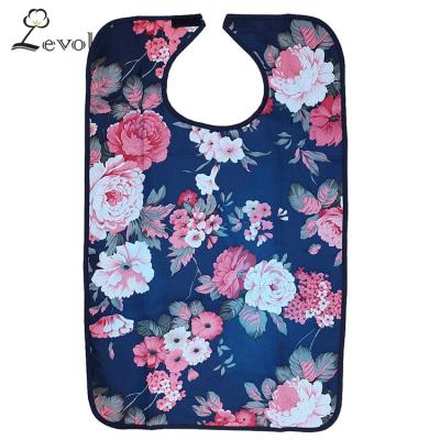 China Elder Antibacterial Washable Use Printing Baby Bib Apron Adult Clothing Protector With Good Quality for sale