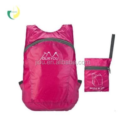 China waterproof sport backpacks for student/foldable backpack/folding backpacks for sale