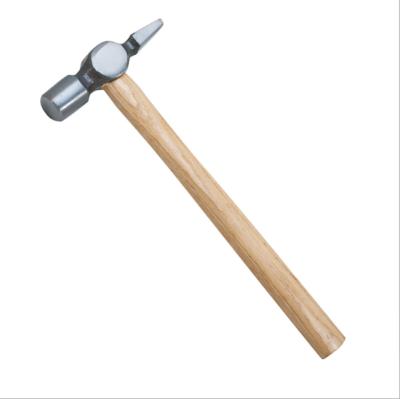 China Nail hammer wholesales ready to ship 20 mm cross /welding paint hammer chipping brick hammer in stock with wooden handle for sale