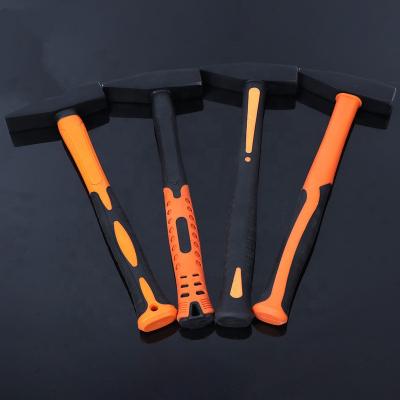 China Nail Hammer Carbon Steel Fiberglass Grip Martillo Erector Machinist Mechanical Hammer for sale