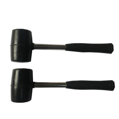 China Wholesale Pick Hammer China Goods Blow Tile 24 Ounce Rubber Hammer Mallets for sale