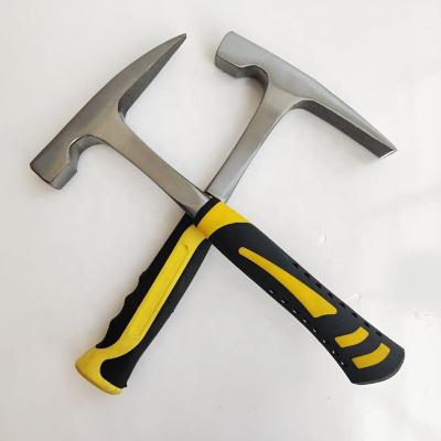 China Wholesale High Quality One Piece Nail Hammer Carbon Steel Roofing Hammer With Fiberglass Handle for sale