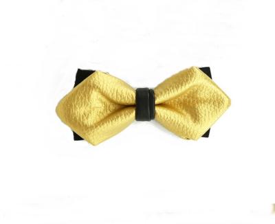 China Fashionable Dot High Quality Gold Dot Men's Business Bow Tie for sale